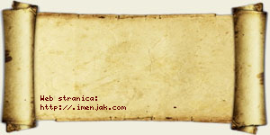 Janko Štrbac vizit kartica